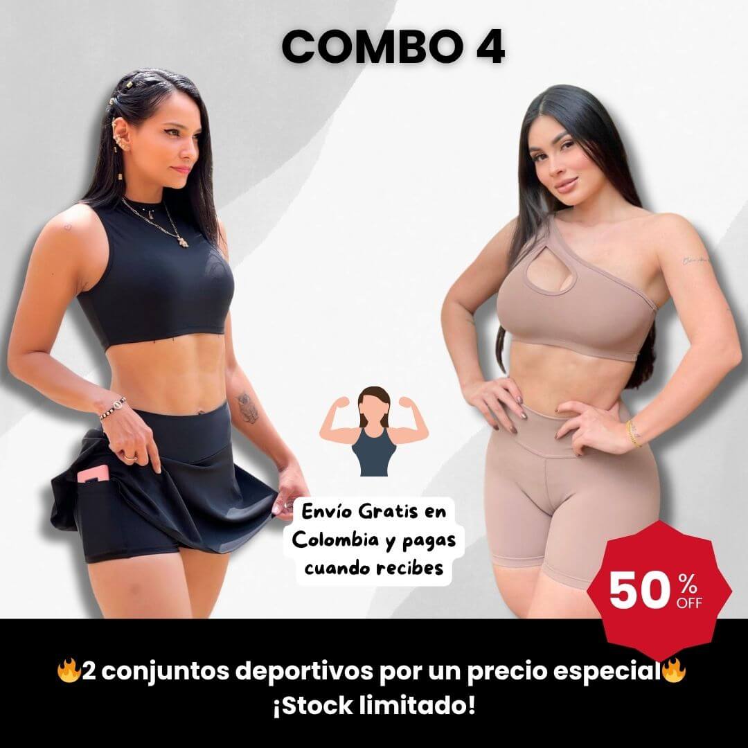 👟 Combo Doble Fit – Conjunto con Falda + Conjunto con Short