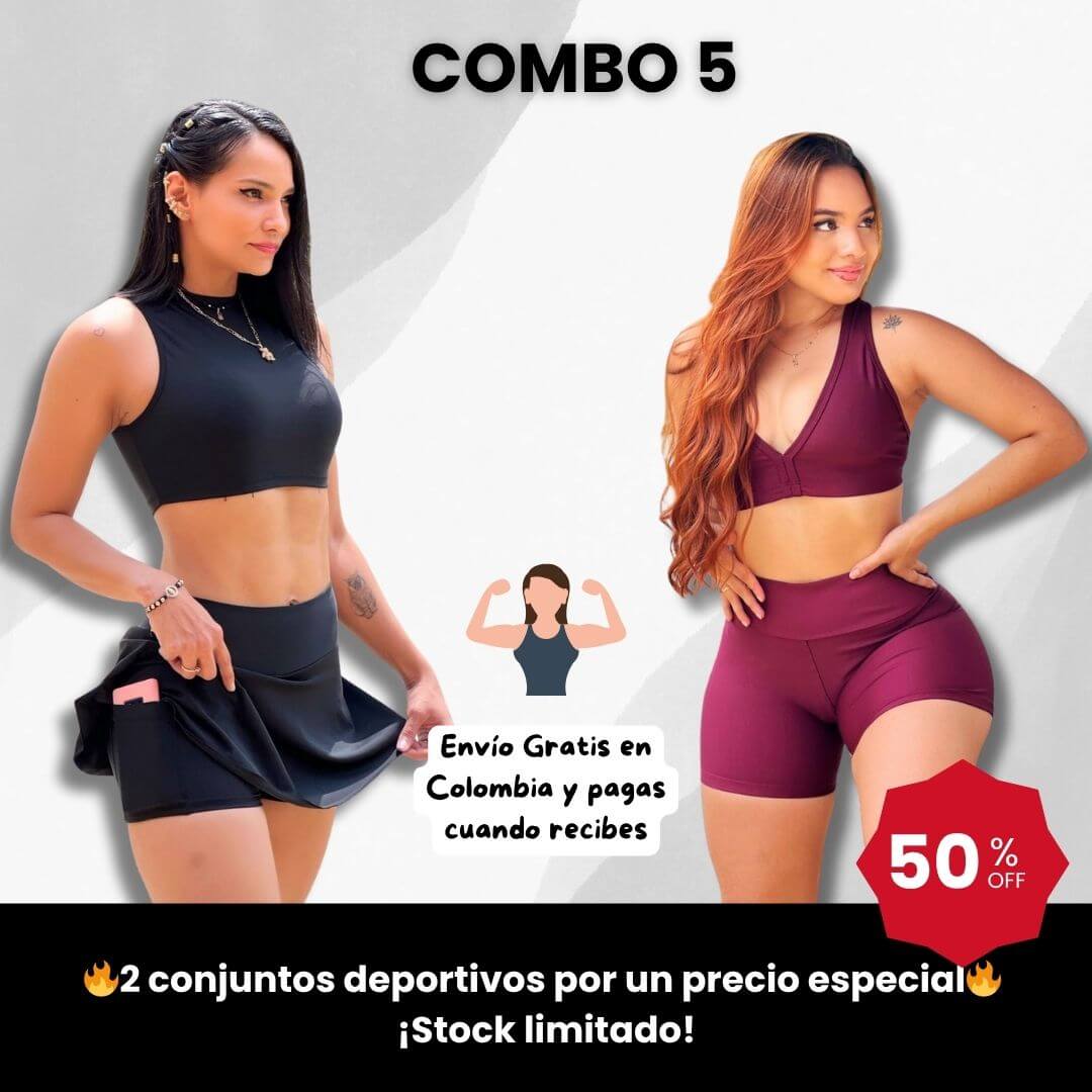 👟 Combo Doble Fit – Conjunto con Falda + Conjunto con Short