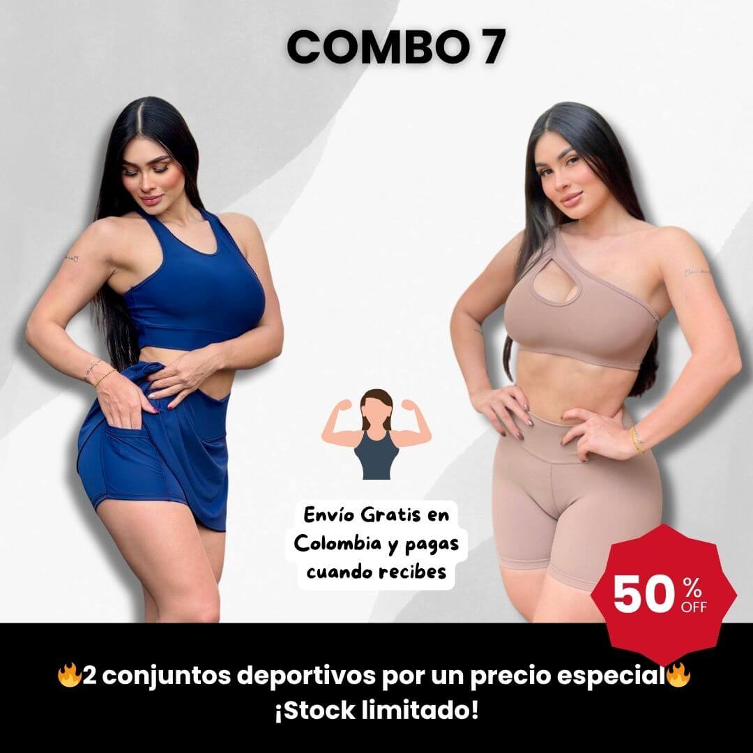 👟 Combo Doble Fit – Conjunto con Falda + Conjunto con Short