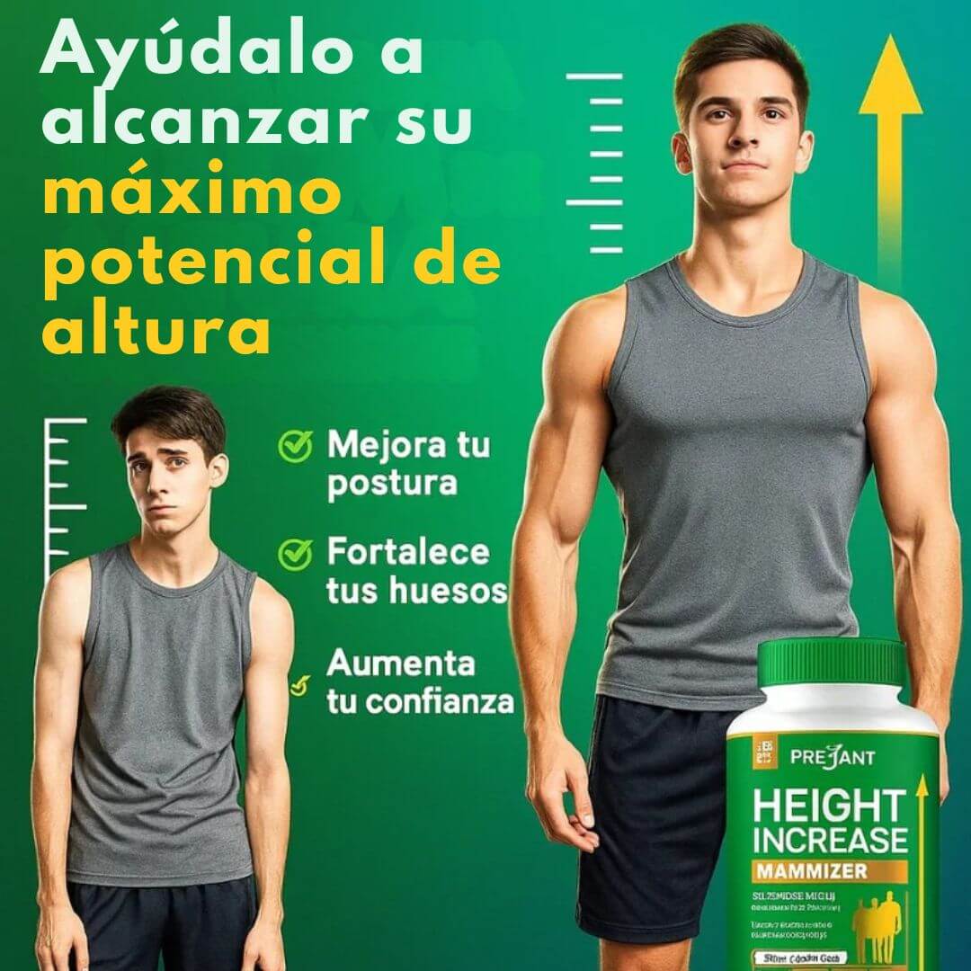 Height Crease Maximizer – 🟡 Apoyo natural para que tu hijo crezca sano y con seguridad