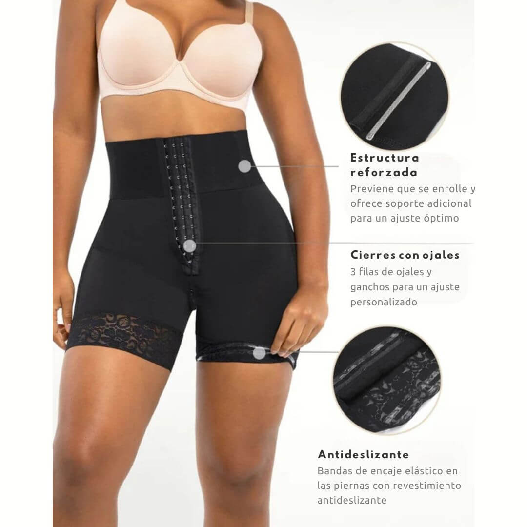 🔥 Define tu cintura y realza tus curvas sin esfuerzo | SlimCurve® SIN COSTURA COLOR NEGRO