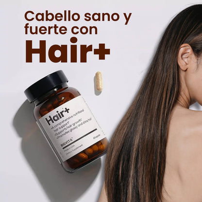 BIGVITA Hair+ – El suplemento que fortalece tu cabello desde la raíz y apoya su crecimiento natural